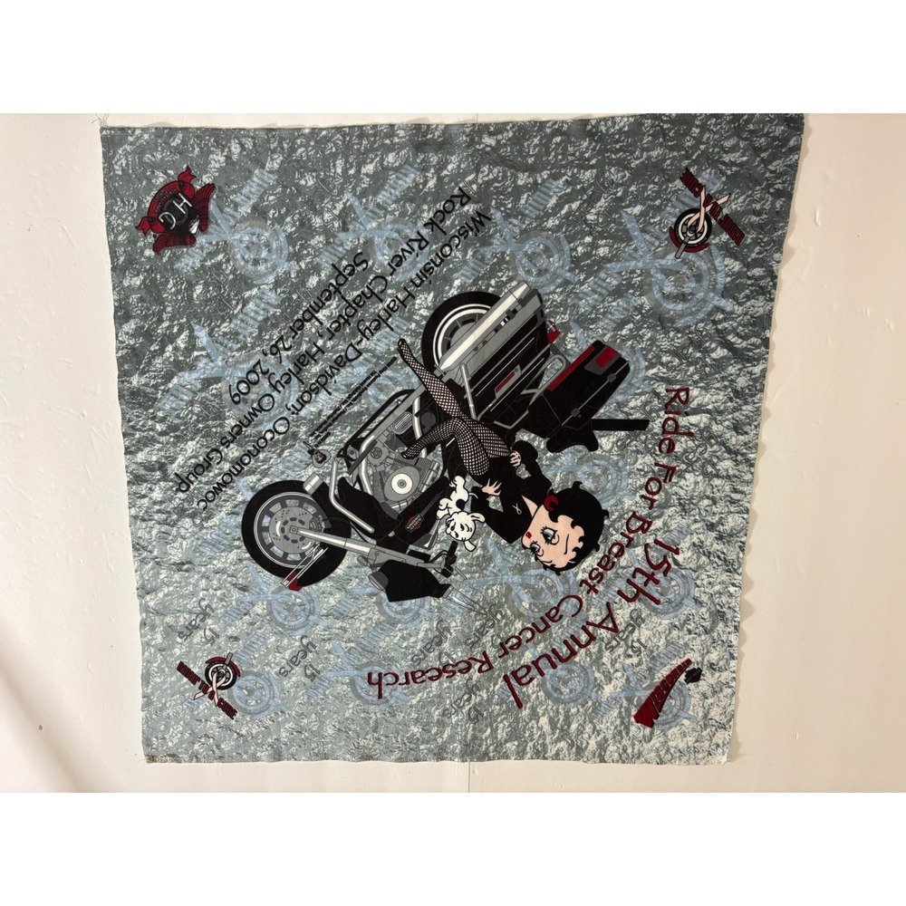 Harley-Davidson Betty Boop 15th Annual Ride For Breast Cancer Research Bandana